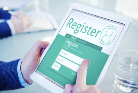 Register for an account