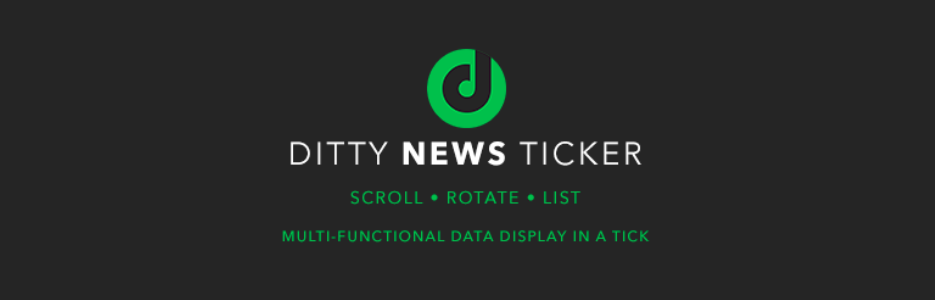 Ditty News Ticker