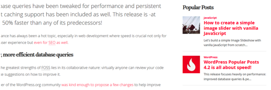 WordPress Popular Posts